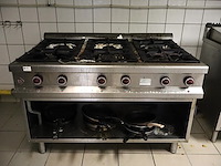 6 pits gasvuur diamond - afbeelding 1 van  4