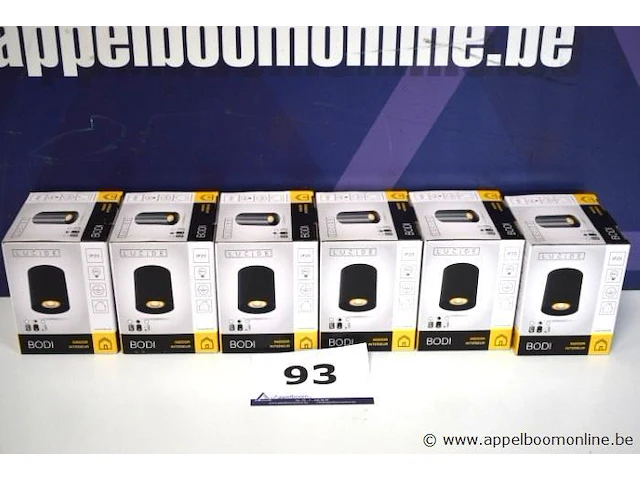 6 plafondspots lucide bodi - afbeelding 1 van  2