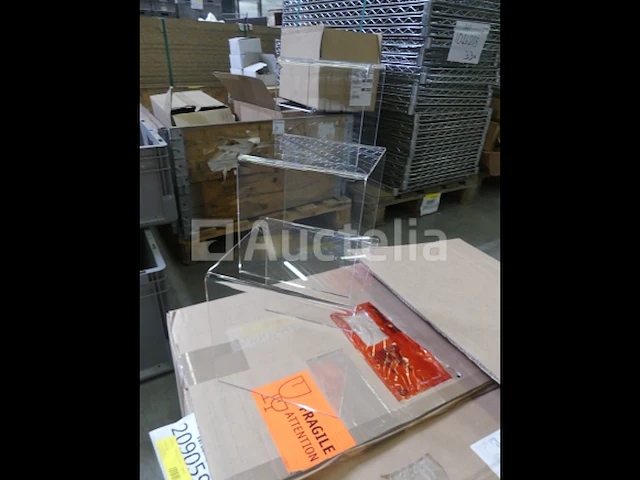 6 plexiglas schermen met 3 niveaus - afbeelding 1 van  4