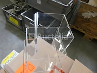 6 plexiglas schermen met 3 niveaus - afbeelding 3 van  4