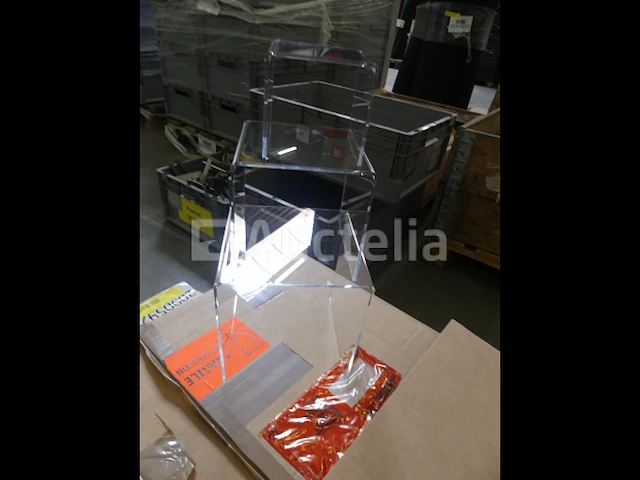 6 plexiglas schermen met 3 niveaus - afbeelding 4 van  4