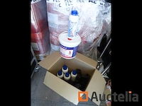 6 potjes van 2 kg professionele weslim afvoerreiniger, 1 emmer desinfecterende doekjes, set vuilniszakken - afbeelding 1 van  5