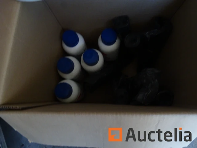 6 potjes van 2 kg professionele weslim afvoerreiniger, 1 emmer desinfecterende doekjes, set vuilniszakken - afbeelding 4 van  5
