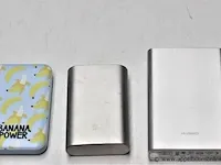 6 powerbanks, zonder kabels, werking niet gekend - afbeelding 2 van  3