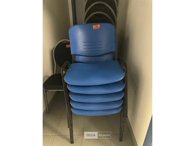 6 pvc stapelstoel - afbeelding 3 van  3
