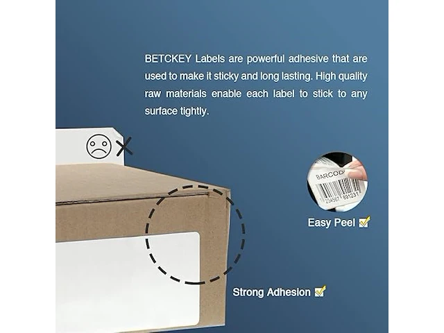 6 rollen dk-11208 grote oranje adreslabels compatibel met brother - afbeelding 3 van  5