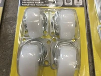 6 sets zwenkwielen - afbeelding 3 van  4