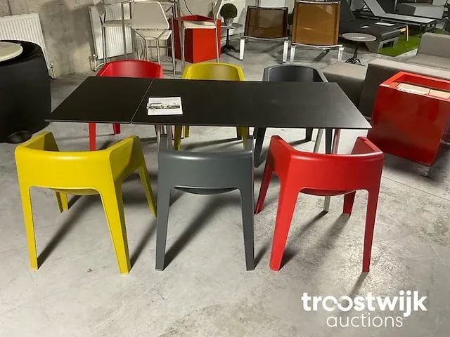 6 skagerak stapelbare stoelen uit kunststof - afbeelding 1 van  2