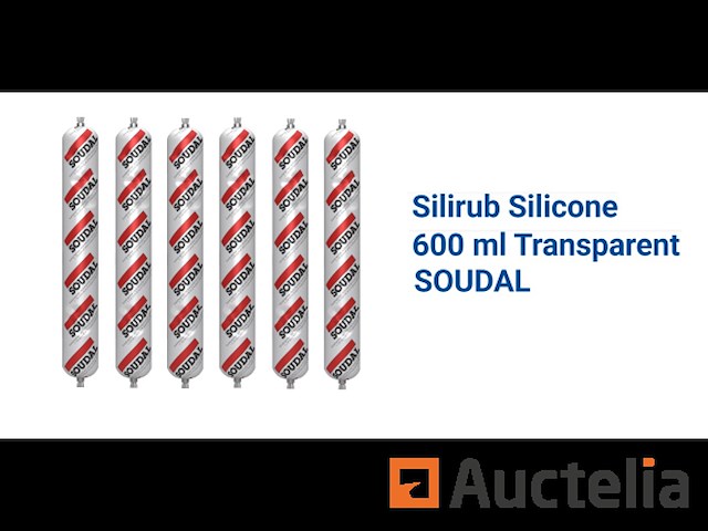 6 soudal silirub 2 transparante siliconen sokken - afbeelding 1 van  1