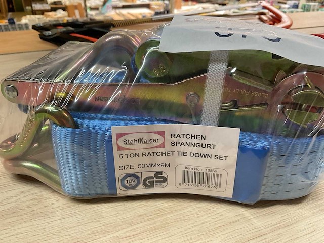 6 spanriemen met ratel - afbeelding 3 van  5