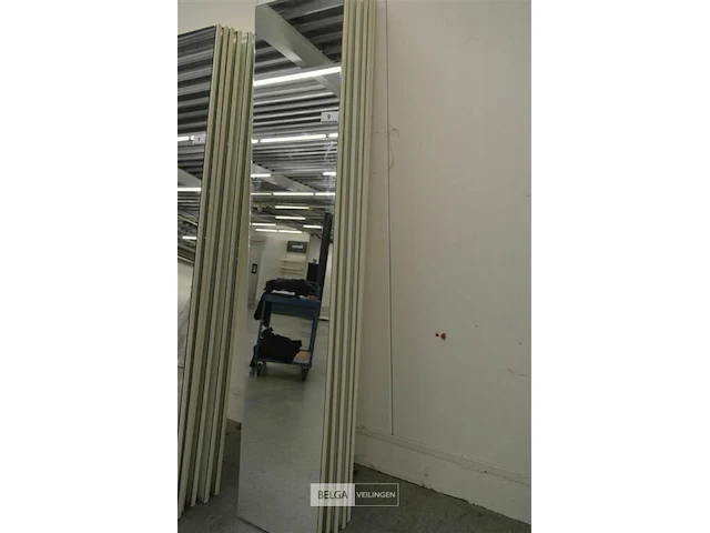 6 spiegels ± 40x200 - afbeelding 1 van  2