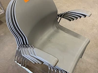 6 stapelbare design stoelen aida, voor magis - afbeelding 1 van  6