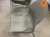 6 stapelbare design stoelen aida, voor magis - afbeelding 2 van  6