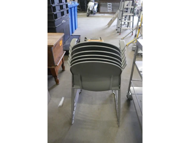 6 stapelbare design stoelen aida, voor magis - afbeelding 5 van  6