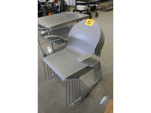 6 stapelbare design stoelen aida, voor magis - afbeelding 6 van  6