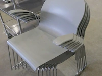 6 stapelbare design stoelen aida, voor magis - afbeelding 6 van  6