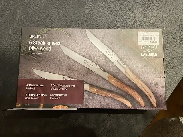 6 steakmessen laguiole - afbeelding 2 van  2