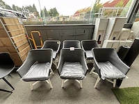 6 stoelen bodega wicker met kussens - afbeelding 2 van  5