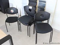 6 stoelen in stof bekleed - afbeelding 1 van  1