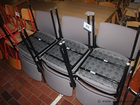 6 stoelen in stof bekleed - afbeelding 1 van  1