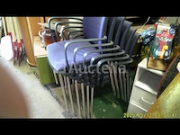 6 stoffen stoelen met armleuningen - afbeelding 1 van  4