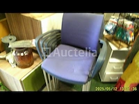 6 stoffen stoelen met armleuningen - afbeelding 2 van  4