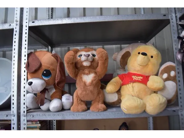 6 stuks peluche dieren - afbeelding 1 van  6