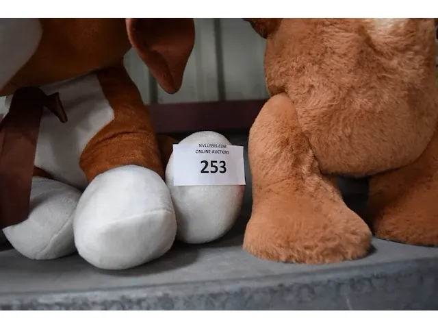 6 stuks peluche dieren - afbeelding 2 van  6
