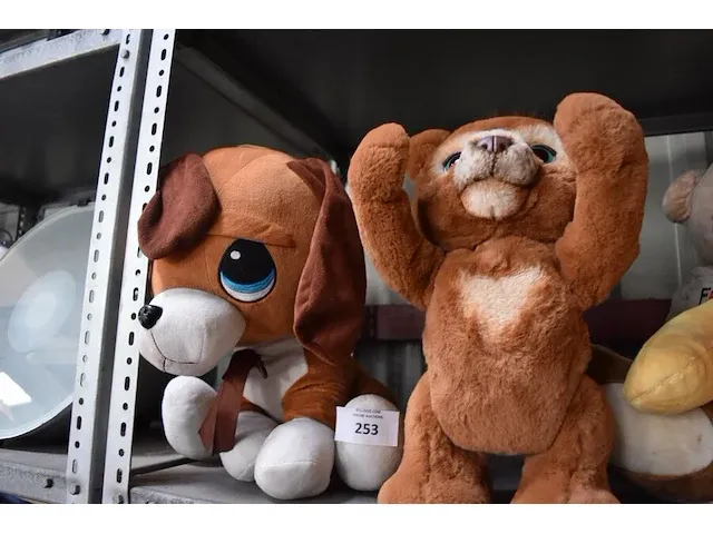 6 stuks peluche dieren - afbeelding 3 van  6