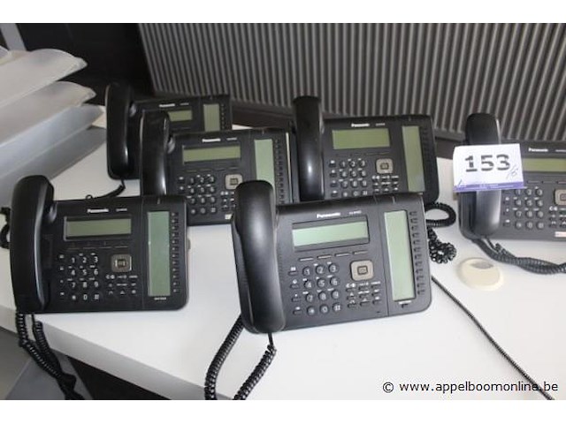 6 teelefoons panasonic - afbeelding 1 van  1