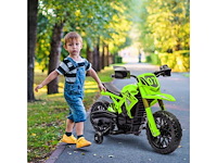 6 v elektrische kindermotorcross 2 motoren max. geluidseffecten 3 km/h - afbeelding 2 van  6