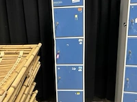 6-vaks lockerkast met sleutels - afbeelding 1 van  3