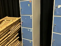 6-vaks lockerkast met sleutels - afbeelding 2 van  3