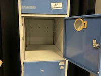 6-vaks lockerkast met sleutels - afbeelding 3 van  3