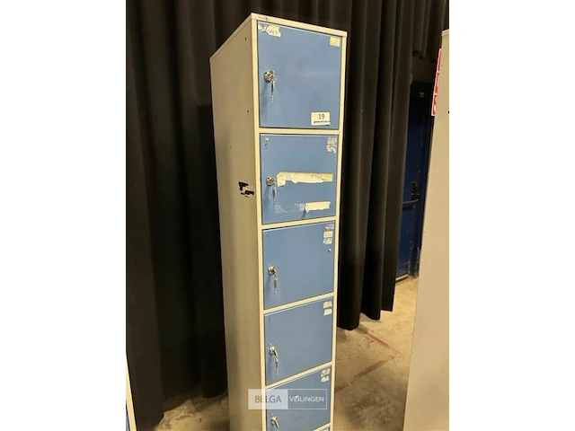 6-vaks lockerkast met sleutels - afbeelding 3 van  5