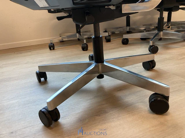 6 verrijdbare typiste stoelen - afbeelding 4 van  5