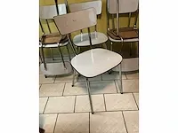 6 vintage bijzetstoelen - afbeelding 2 van  4