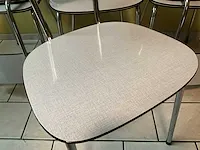 6 vintage bijzetstoelen - afbeelding 3 van  4