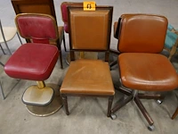 6 vintage stoelen - afbeelding 1 van  4
