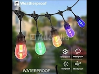 6 x 10 meter prikkabel led rgb multicolor -waterdicht. - afbeelding 1 van  4