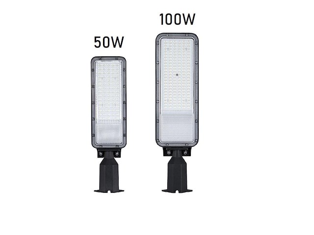 6 x 100w 3000k led straatverlichting met lens waterdicht kantelbaar - afbeelding 3 van  11