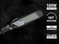 6 x 100w 4200k led pro hoog lumen straat verlichtingen waterdicht kantelbaar - afbeelding 4 van  8