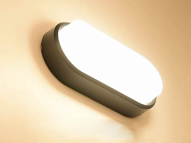 6 x 12w 3000k opbouw design led panelen ovaal waterdicht - afbeelding 1 van  6