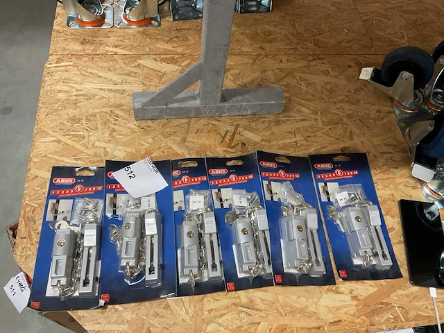 6 x afsluitbare deurketting - afbeelding 1 van  4