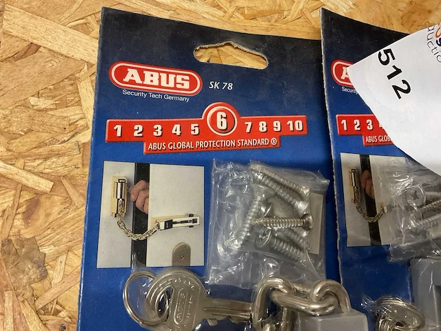 6 x afsluitbare deurketting - afbeelding 3 van  4