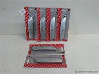 6 x alu mes uitschuifbaar - afbeelding 1 van  2