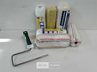 6 x anti-spat verfrol 18 cm + 1 beugel - afbeelding 1 van  3