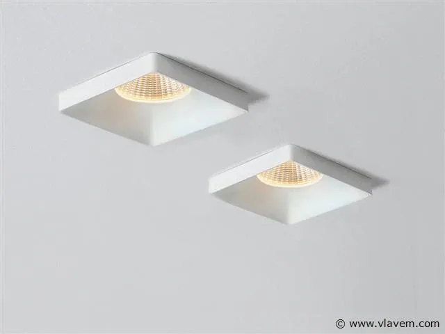 6 x aron ii spatwaterdichte design inbouwspots wit - afbeelding 1 van  6