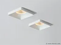 6 x aron ii spatwaterdichte design inbouwspots wit