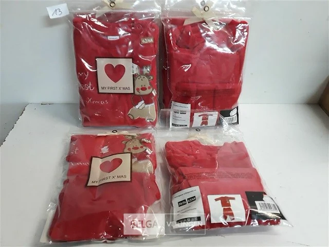 6 x baby kerstpak - afbeelding 1 van  3